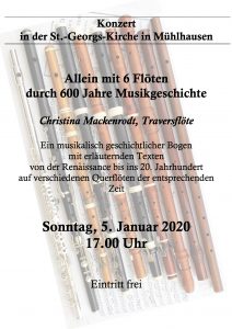 Konzert Mühlhausen Januar 2020